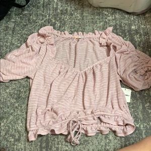 FREE PEOPLE TIE BOTTOM TOP